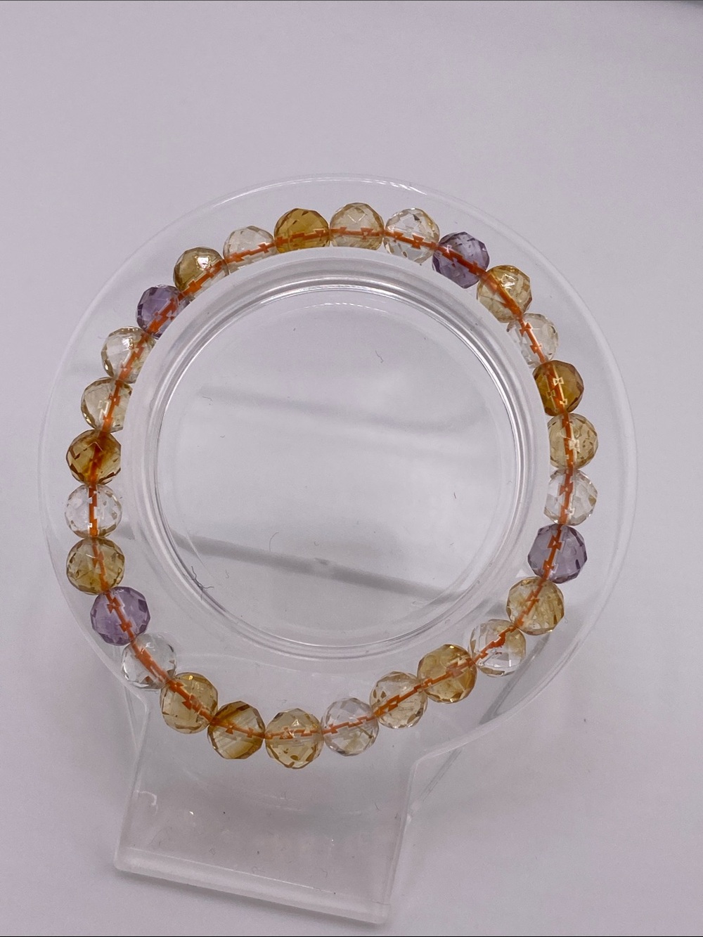 Faceted Citrine & Ametrine Bracelet - Sparkling Gemstones